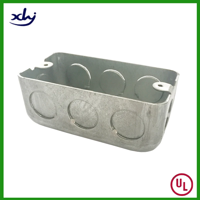 Стандартная электрическая стальная Удобная прямоугольная коробка cUL 4x2 дюйма