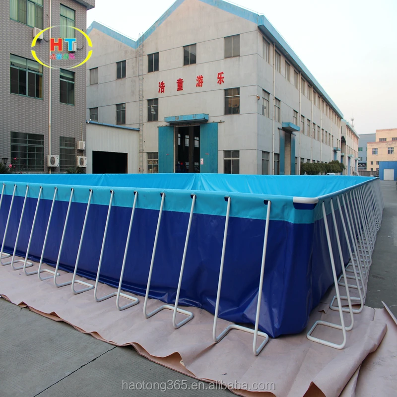 New Design Rectangular Pools Swimming Outdoor Metal Frame Pool Frame Swimming Pool For Adults