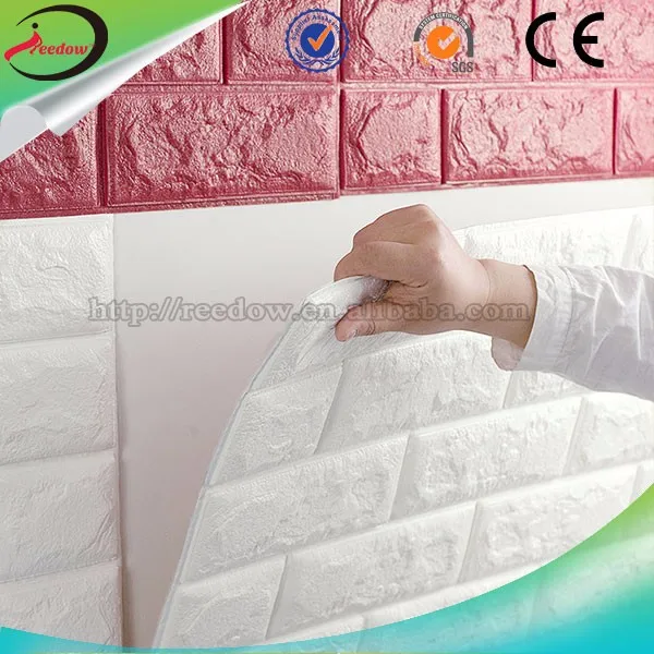 
Blinds and Wallpaper Wholesaler interior decorative wall sheet korea 3d pe foam vinyl wallpaper uv coating plastic board 