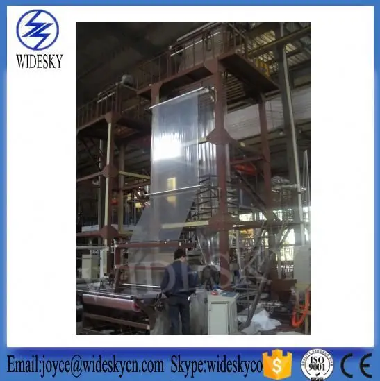 
Three-layer LD HD LLD EVA Co-extrusion Machine board rotary film blow moulding three layer co-extrusion film blowing machine 