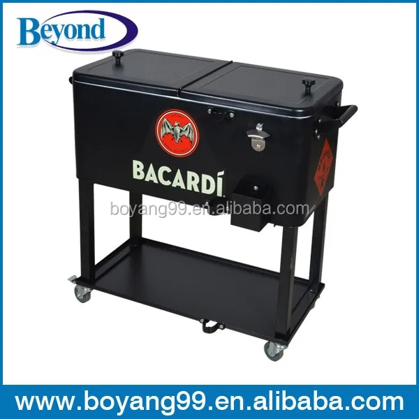 Rolling Cooler Cart 80 QT