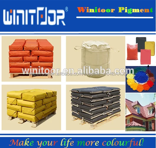 Inorganic pigment dye for red iron oxide paint