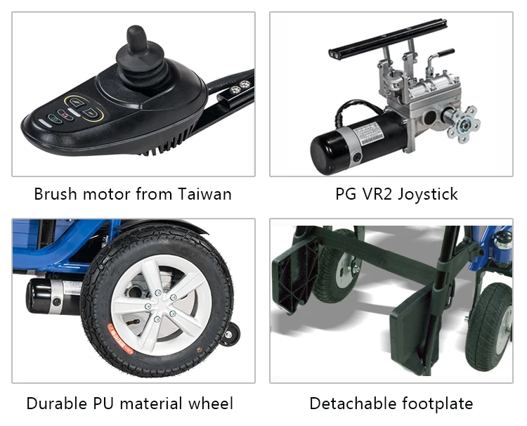 Electronic Aluminum Lightweight Small Wheel used joystick wheelchair