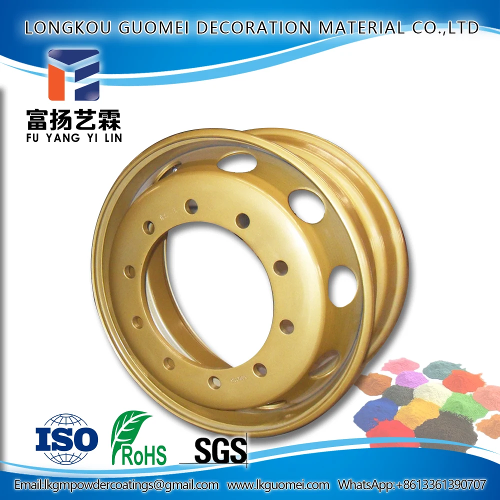 Bright Color Exterior Powder Auto Spray Paint Alloy Car Wheel