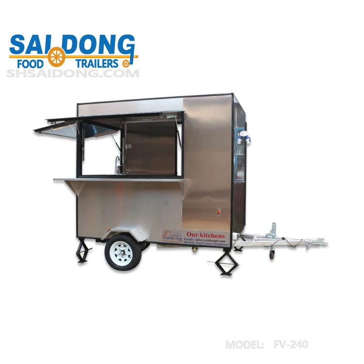 Hot sale mobile food concession trailer/food truck for sale