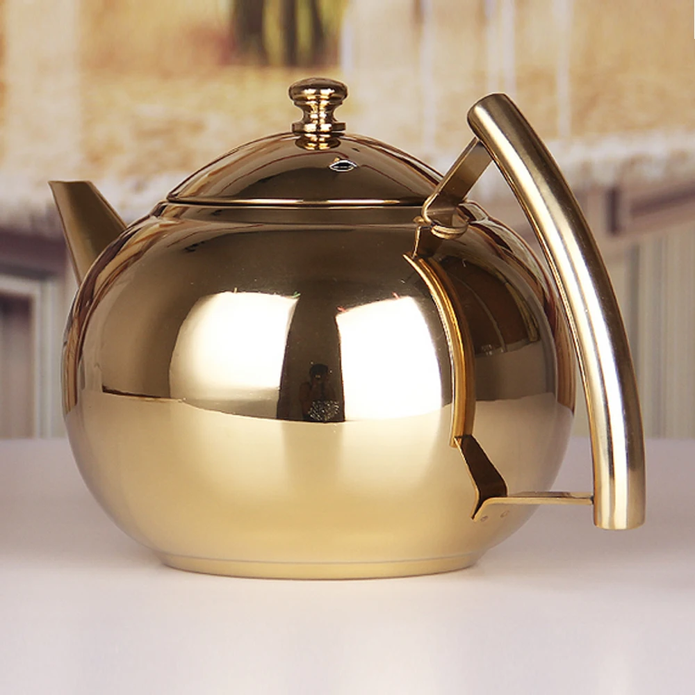 
Stainless Steel Coffee Pot Turkish Gold Tea Pot & Coffee Pot Sets 