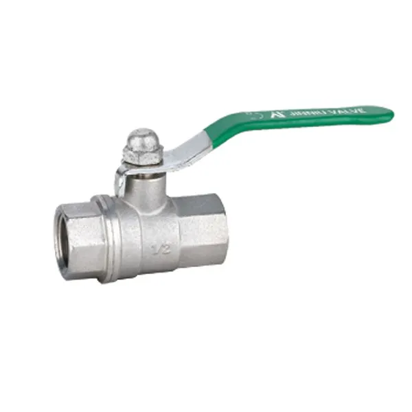 3/8 Inch Green Handle Brass Forged Full Bore Water Ball Valve