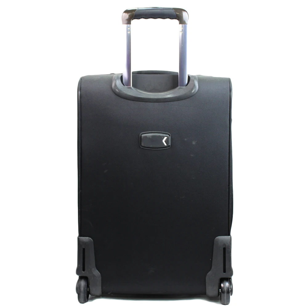 Cheap and durable black urban trolley travel carry on suitcase luggage for men