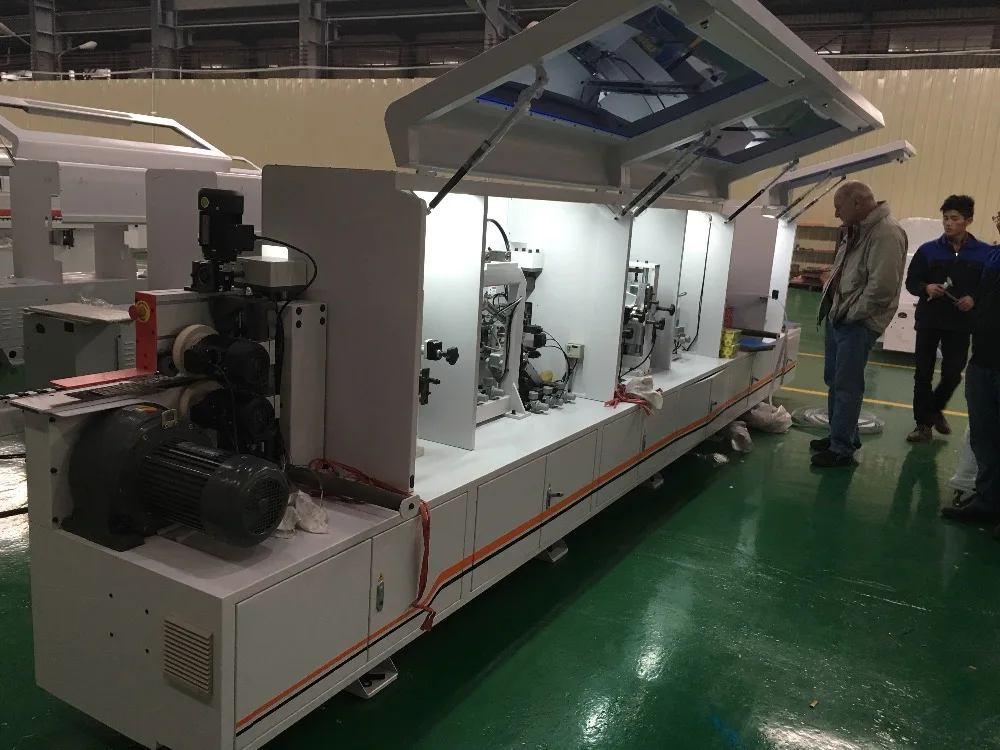 Corner Rounding and Pre-milling Functions Edge Banding Machine T-600GY PUR Glue System