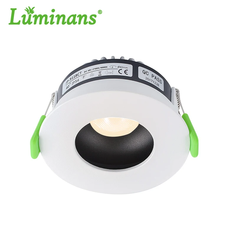 Luminans заказ 2018 карданного затемнения утоплена cob светильники