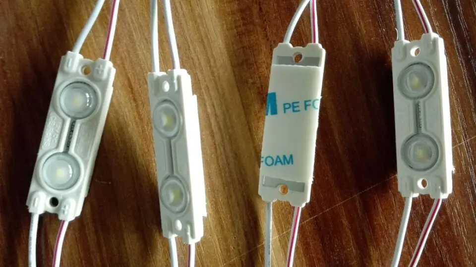 
12v 0.72w 2 leds module 2835 led for slim(8~10cm)advertising light box 