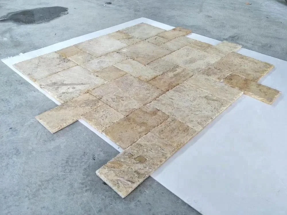 Stone Prices Cheap Outdoor Patio Floor Tile Natural Cut-to-size Traditional Antacid CN;HEN DSB001 Graphic Design Brown CARIA