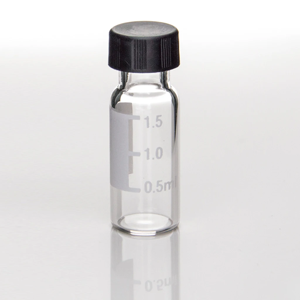 Hot Sale Aijiren Screw Neck hplc 2ml Clear Glass Vial with Write-on Spot
