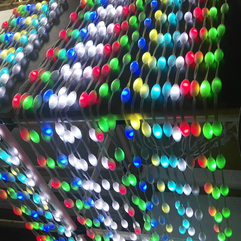 IP67 3D effects led light GG DMX Mini christmas led light balls 3D effects led pixel light FOR led curtain display