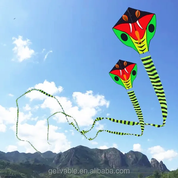 Large easy flying  snake kite chinese for sale