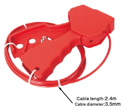 Adjustable Cable Lock Steel Cable Locking Device BREED Manufacture