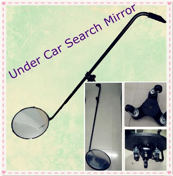 Лучшая цена Под Автомобиль бомба детектор поиска зеркала, под автомобиль проверки безопасности зеркало TEC-V3.