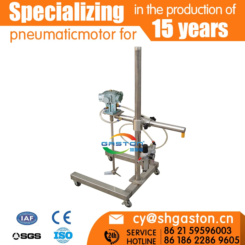
Anticorrosive pneumatic mixer acid and alkali resistant glass, explosion-proof mixer, dispersing 