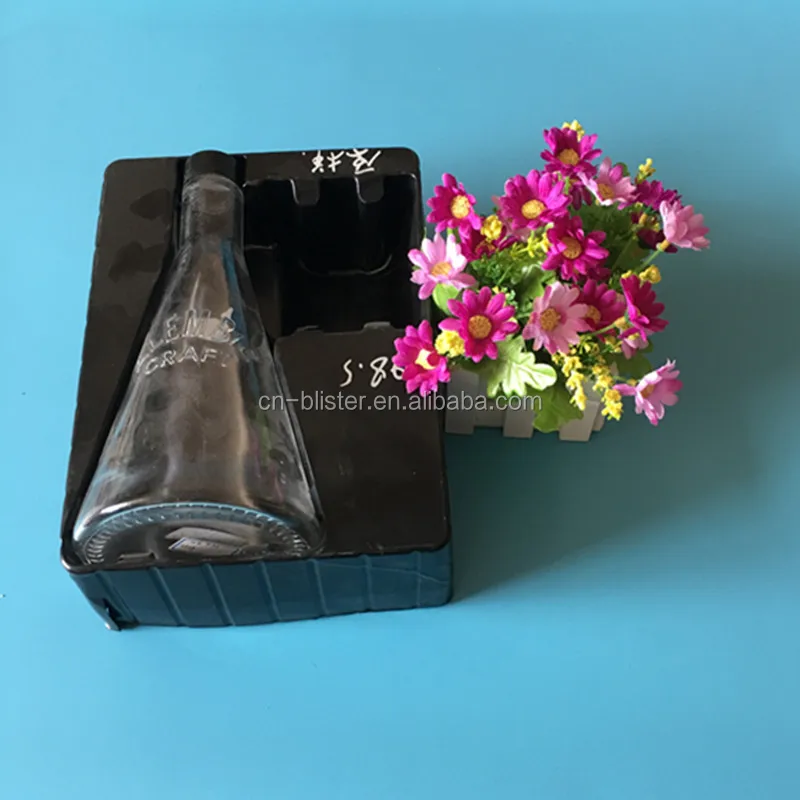 High quality PS blister packaging inner tray and boxes for wine product