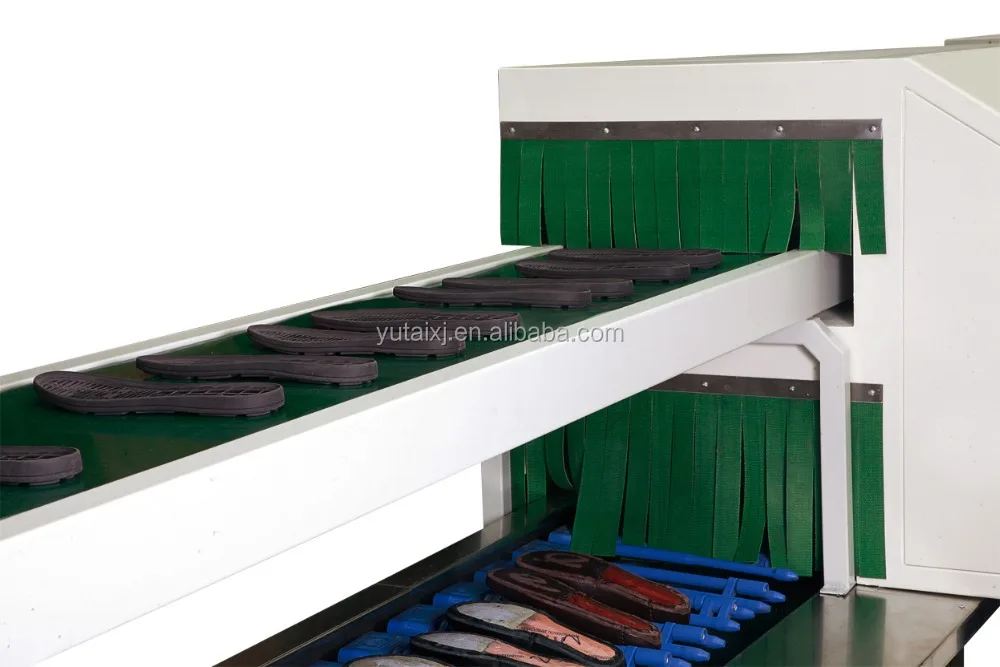 Single/Double-layer Shoe Sole Infrared shoe production line conveyor shoes assembling line with oven