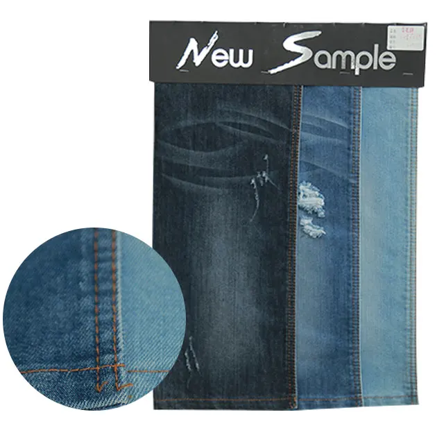 6.5 oz 2/1 light weight Korean 100% cotton twill denim fabric for shirt made in china mills