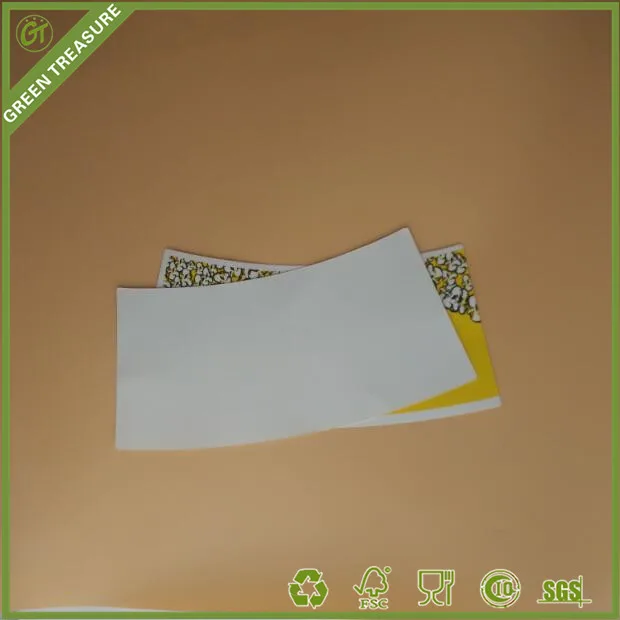 
ROUND CUP STYLE DIE-CUT PAPER FANS SINGLE SIDE PE COATED CUSTOM LOGO AND SIZE PAPER FAN FOR POPCORN AND FRIED CHICKEN BULKET 