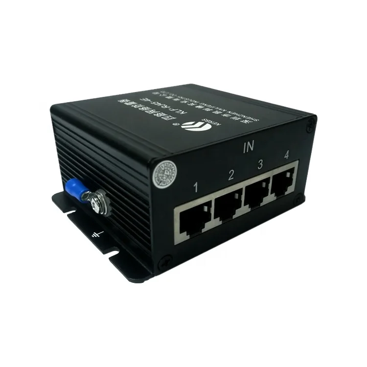 Сетевой фильтр RJ45 cat5 cat6, с 4 портами 10/100/1000 м