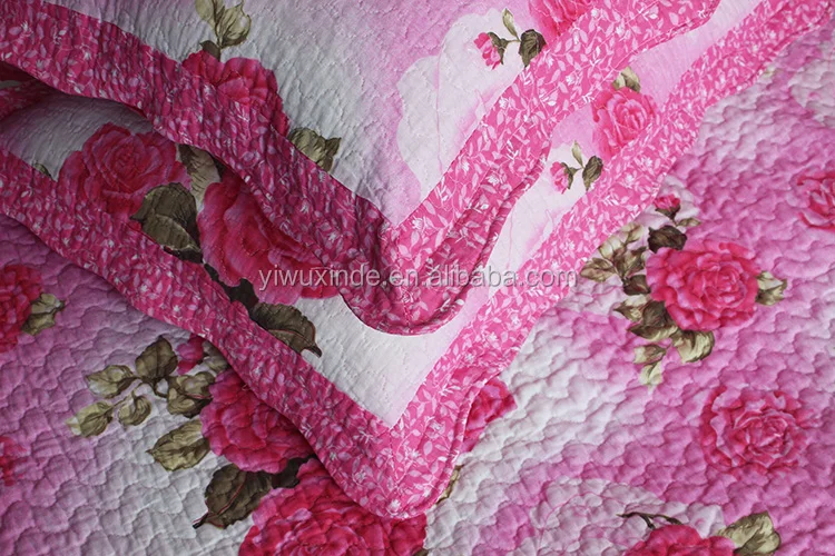 New fashion design king size 3d duvet cover set with matching curtains