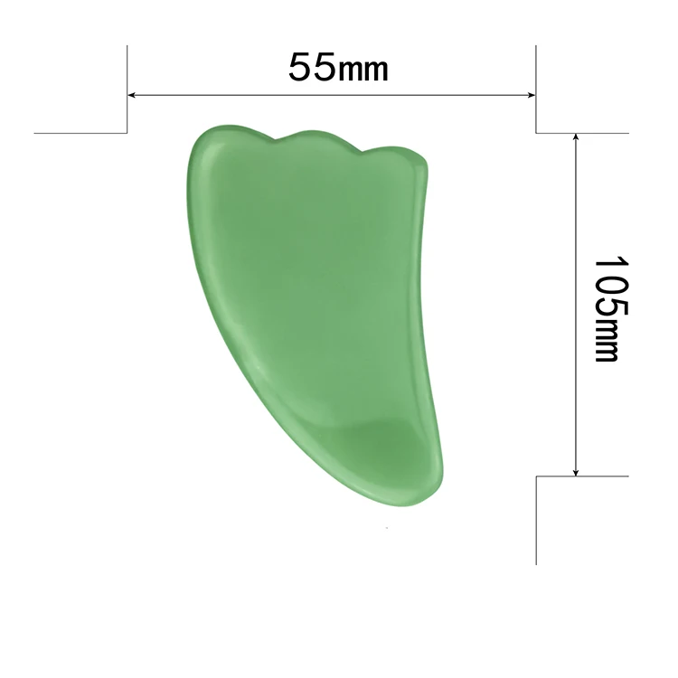 Hot Selling Rose Quartz Guasha Stone Massager Butterfly Shaped Rose Crystal Gua Sha