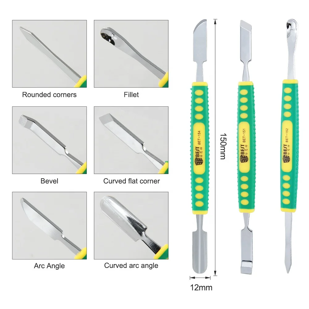 BST-149 6 in 1 Mobile Phone Laptop PC Hand Tools double head Disassemble Opening Pry Repair Repairing Tools