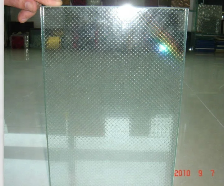 Crushed tempered structural glass floor