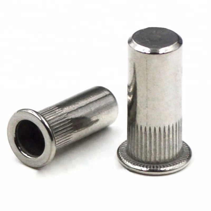 SS304 SS316 Stainless Steel Flat Head Hex Rivet Nut