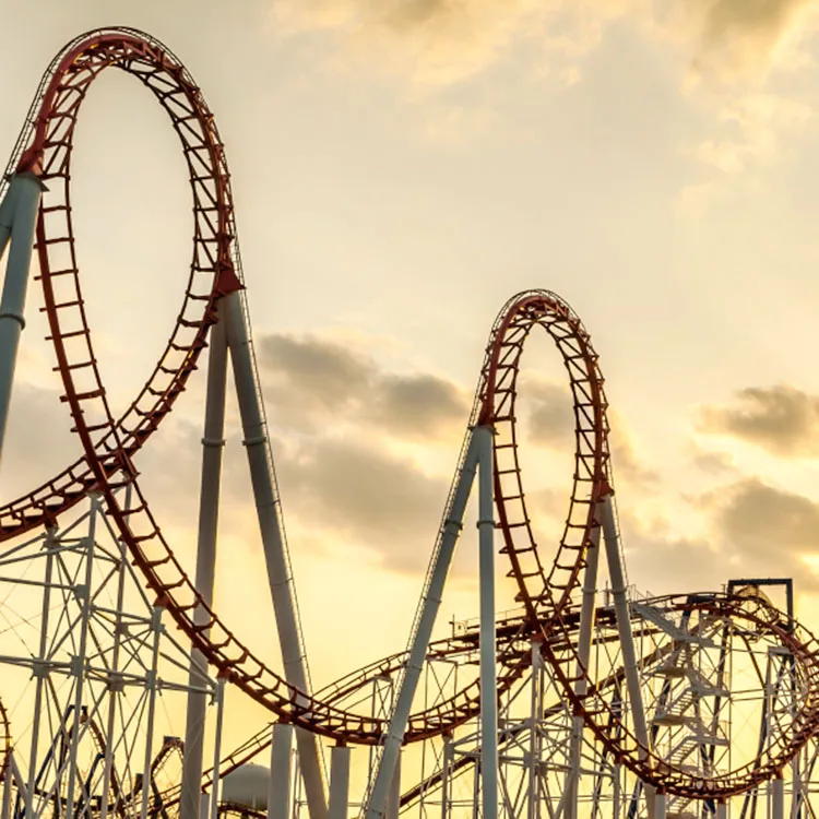 Amusement park equipment big roller coaster for theme park