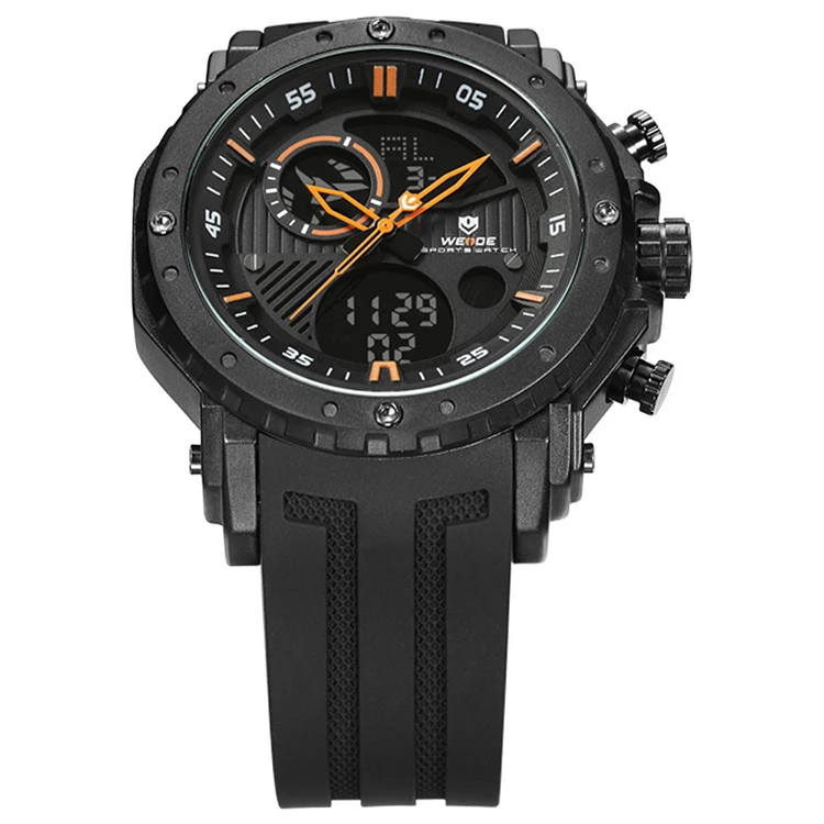 WEIDE WH6903-5C Clock Luxury Mens Watch Silicone Sport Dropshipping New Design Cool Horloge Watches Men China Watch Factory