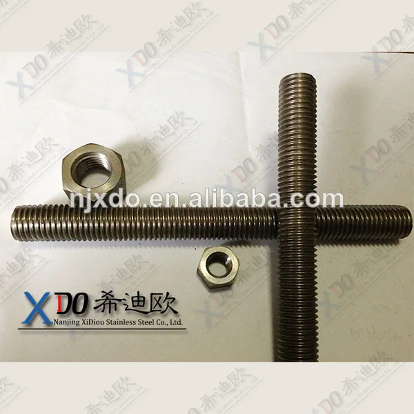 нержавеющая сталь 316 1.4401 unc резьбовых шпилек m12x1000 din976