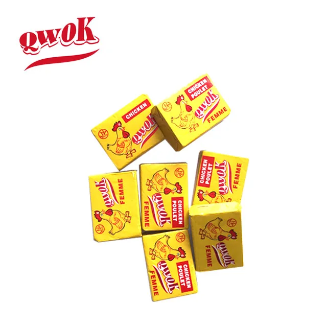 
QWOK HALAL BOUILLON CUBE BRANDS SEASONING CUBE WORLDWIDE MARKET AFRICA SPICES 