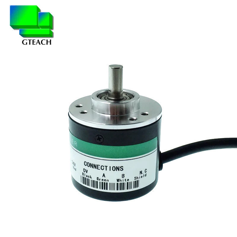 1000 pulses rotary encoder AB phase GTS06-OC-RA1000B-2M diameter 38mm shaft 6mm incremental shaft encoder