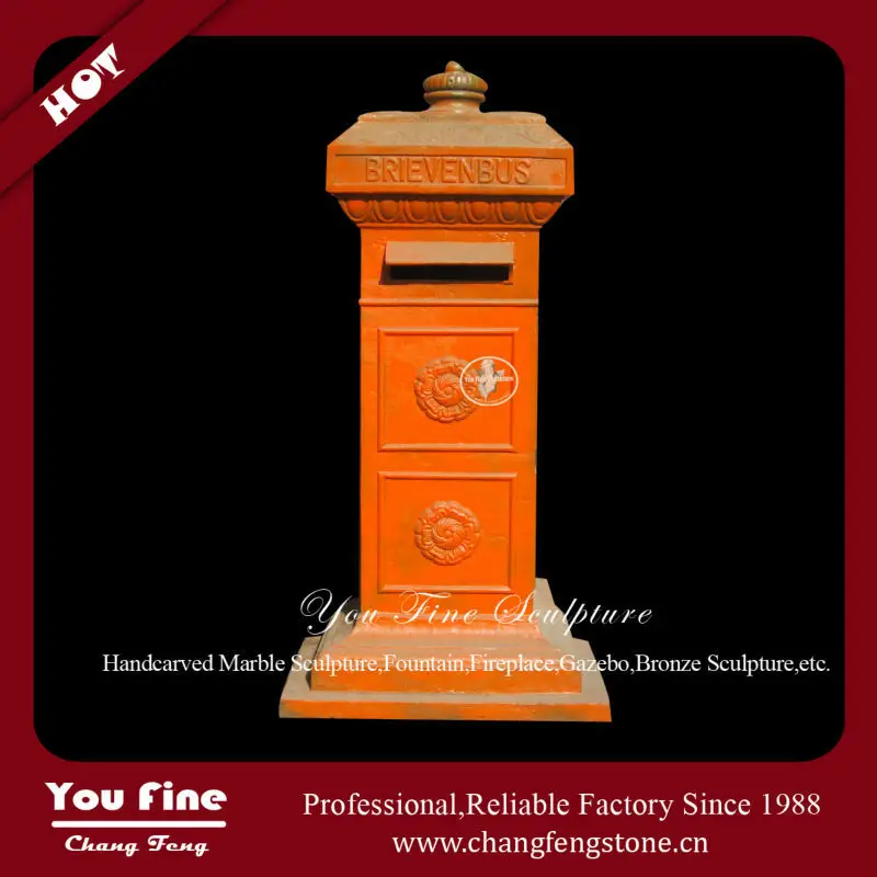 
European Style Cast Iron Mailbox 
