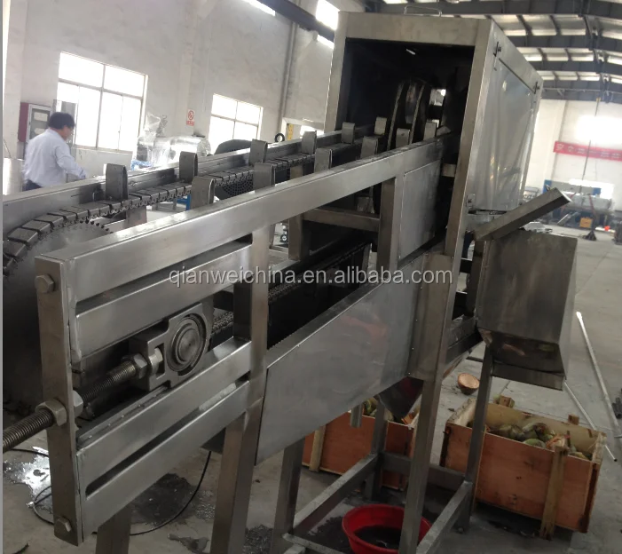 coconut cutting machine water extracting process machine half cut machine