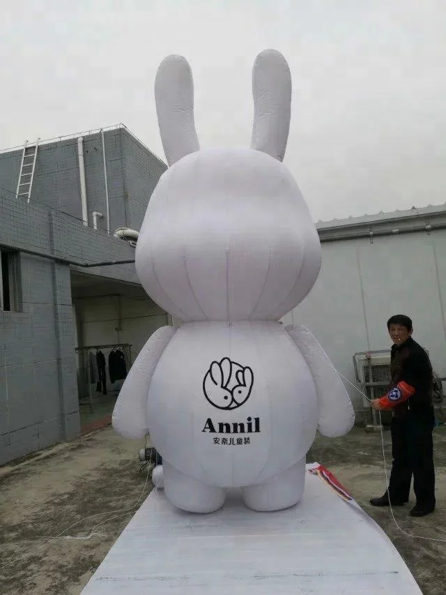 Factory prices new easter event decor inflatable cartoon animal model  inflatable  rabbit model for advertising
