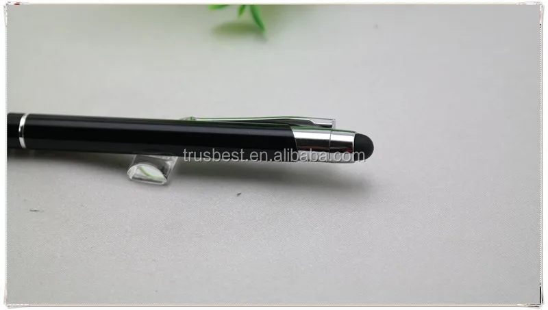 stylus writing pen for iphone ipad touch , metal promotional ballpoint pen