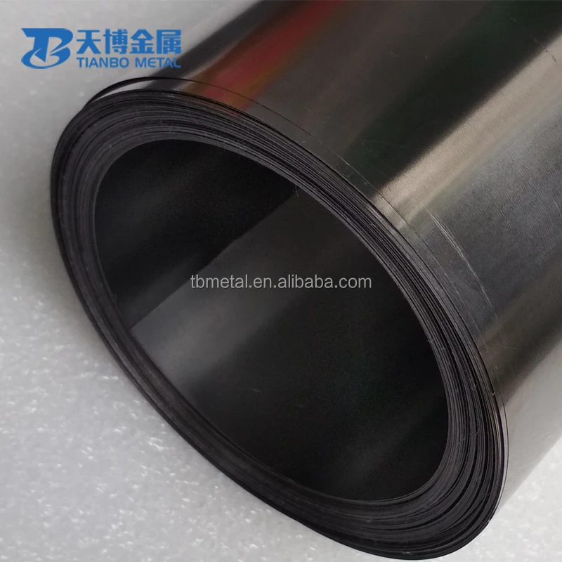 
99.95% manufacturers Pure tungsten foil for electric vacuum components hot sale in stock manufacturer baoji tianbo 