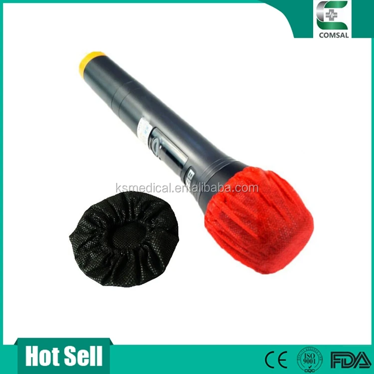 Водонепроницаемый дышащий печатных настраиваемый микрофон охватывает нетканые одноразовые микрофон крышка