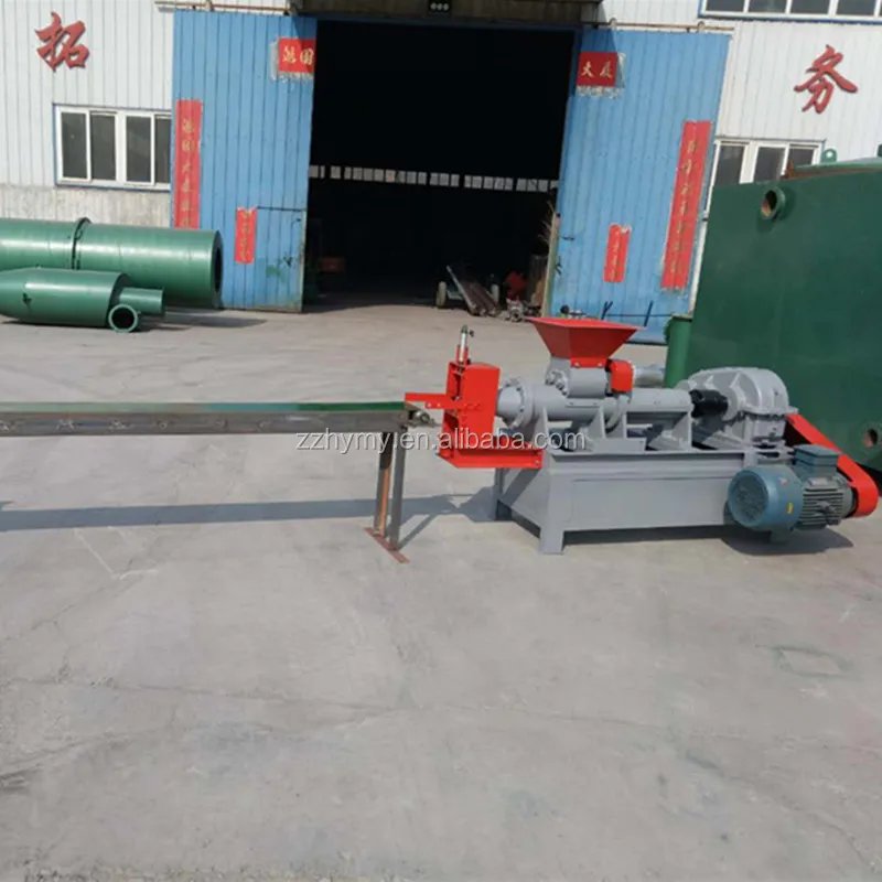 Factory direct sale charcoal bar briquette machine/charcoal making equipment for BBQ 0086 18039505731