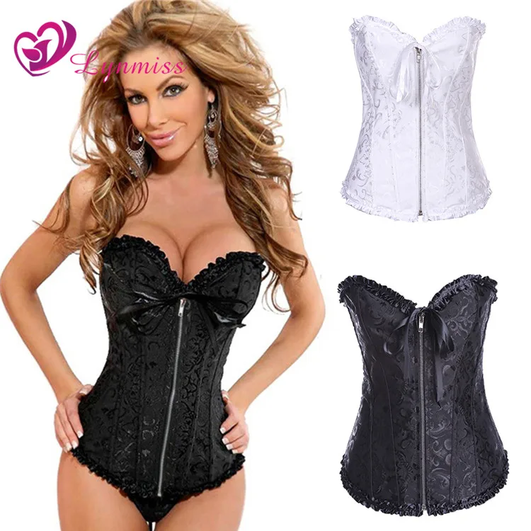 LYNMISS wholesale waist abdomen slimming 6 colors Court corset satin corset