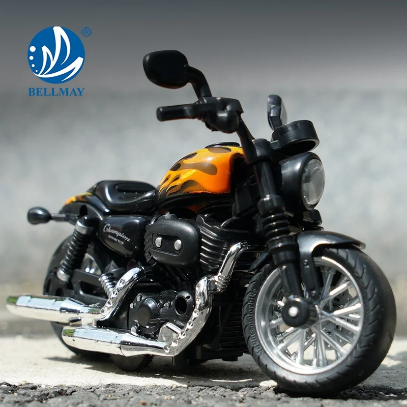 Bemay игрушка легкая музыка Harley мотоциклетная хобби модель автомобиля игрушечный транспорт для продажи