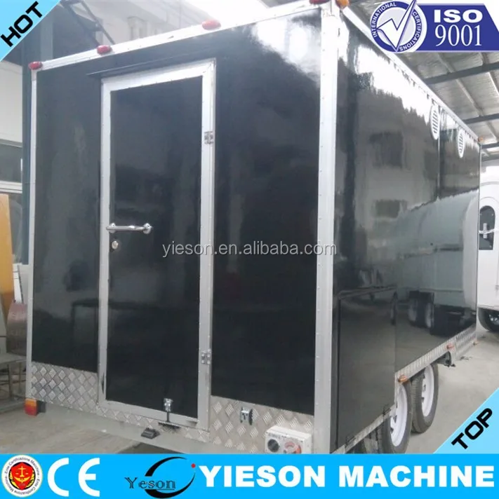 Model YS-FB400 hot dog cart trailer van food cart for sale mobile kitchen food trailer mobile food