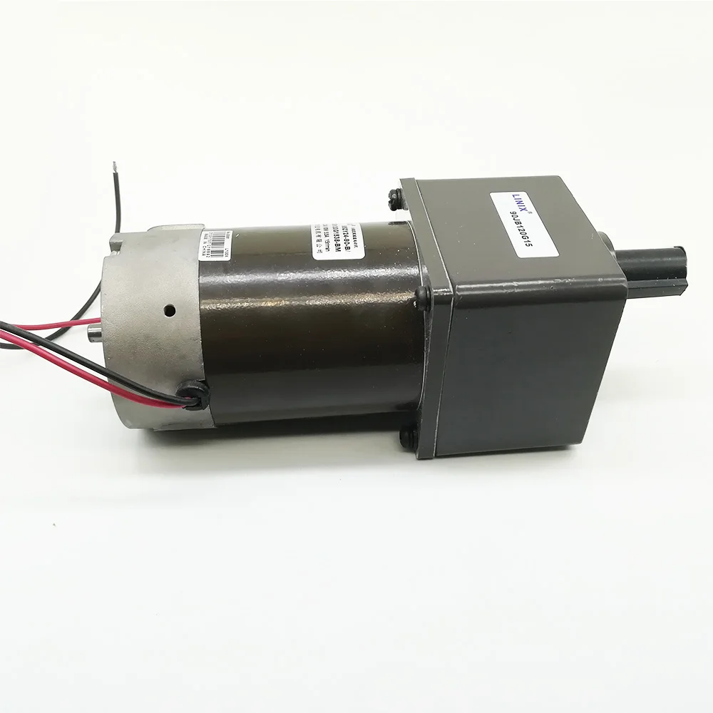 
Linix 80W DC Gear Motor 85ZY24-80-B/90JB120G1538-BM 15mm Double shaft motor 