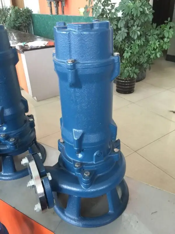 cutting submersible water pump sewage crusher devices single blade impeller toilet pump chopper dirty water pump and submersible