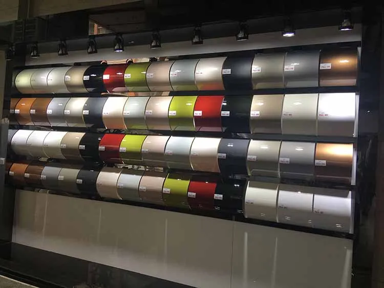 Color glossy PETG sheet for cabinet